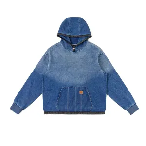 Lee Толстовка мужская Indigo с капюшоном Moderate Regular