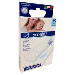 Пластыри для чувствительной кожи 15 шт. Мягкие пластыри для взрослых и детей Non Applicabile