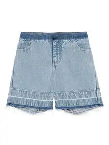 Джинсовые шорты Christopher Esber, синий