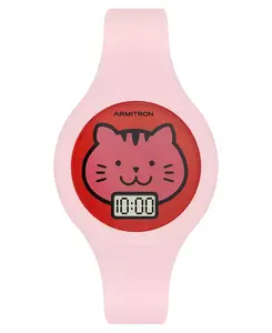 Детские кварцевые часы Happy Pals из розового силикона, 30 мм Armitron, pink