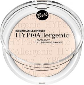 Осветляющая пудра для лица и тела 01, 6 г Bell, HypoAllergenic Face&Body Illuminating Powder