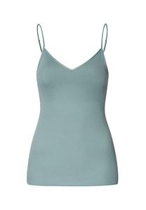 Топ-Спагетти из хлопка бесшовный Hanro, синий