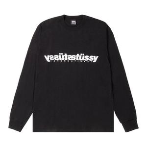Футболка Stussy Mirror Long-Sleeve Tee, Black