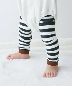 Двухцветные леггинсы в полоску для малышей, детская одежда, одежда для младенцев, для мальчиков и девочек, весна/лето 2016 Devirock, цвет Border - Sumikuro