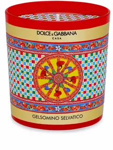 Ароматическая свеча с принтом carretto, 250 г Dolce & Gabbana, красный