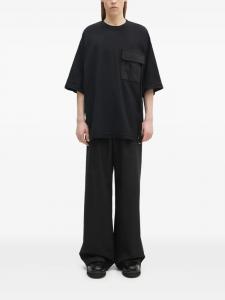 Футболка с надписью «Undercover» и карманами, черный