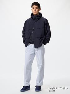 Эластичные брюки Easy из сирсакера Uniqlo, 64 blue