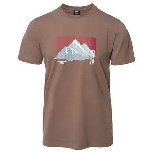 Футболка с коротким рукавом HI-TEC Rawal, коричневый