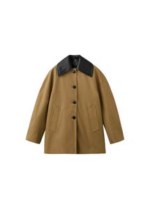 MANGO Межсезонное пальто 'Diton' в цвете Umbra