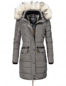 NAVAHOO Зимнее пальто 'Paula' в сером цвете