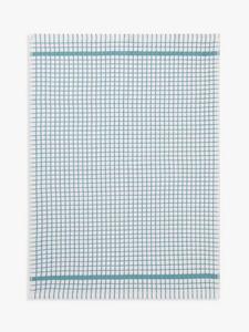 Хлопковый чайный полотенце John Lewis Check Terry John Lewis ANYDAY, Soft Teal