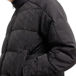 Джаккардовая куртка с логотипом ARMANI EXCHANGE, черная