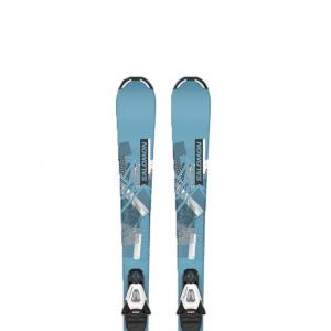 Детские лыжи Salomon QST JR S BLUE/GREY + крепление C5 GW