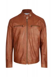 Кожаная куртка Филиппо bugatti, цвет Cognac