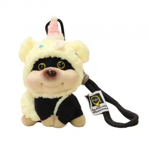 Плюшевый кулон Swollen Cheeks Bee Dog высота 11cm Whoops