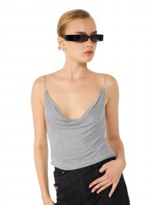 No Matter What Топ в сером цвете