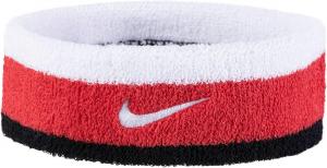 Повязка на голову Nike Swoosh BN2091, White/University Red/Black