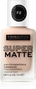 Длительный матирующий праймер Revolution Relove Super Matte Foundation, F2 24 ml