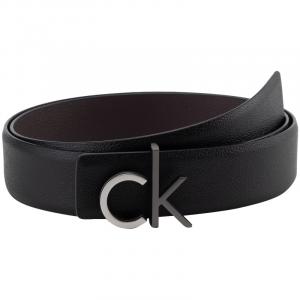 Calvin Klein Ремень из комбинированной кожи мужской, R2F-Space Black/Earth Brown