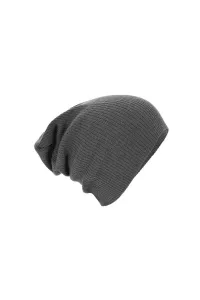 Шапка-бини с напуском Beechfield, серый