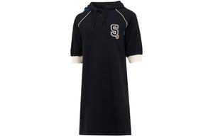 Skechers Женское платье с коротким рукавом угольно-черное Carbon Black