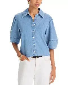 Блузка с фонариком Frame, синий