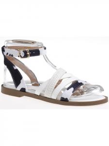 Классические сандалии C'M, белый/черный