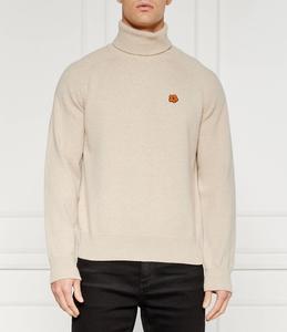 Свитер из шерсти Kenzo BOKE FLOWER Comfort fit, бежевый