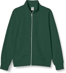 Мужская толстовка Printstar 00190-NNJ, 273 г, флисовая подкладка, стандартная застежка-молния, зеленый