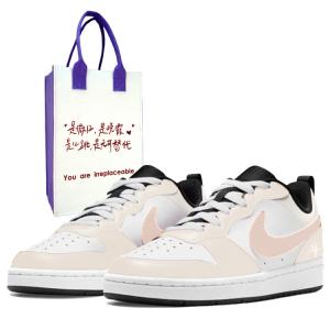 Детские износостойкие низкие скейтбордистские кроссовки Court Borough, цвет Lotus, для подростков Nike, lotus color