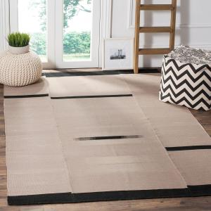 Ковер SAFAVIEH, 244 x 305 см, - коллекция Kilim - большой - Grey, ручной работы, плоское плетение из шерсти, идеально для гостиной, спальни, офиса, столовой (KLM811A)