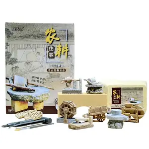 Китайские традиционные сельскохозяйственные инструменты культурный креатив игрушка слепой бокс товары отдельный слепой бокс/полный набор 8 шт PINUOKAOGU!