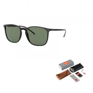 RayBan Квадратные солнцезащитные очки унисекс, Black