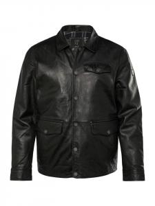 Кожаная куртка JP1880, черный