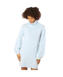 Женский кашемировый мини-свитер с высоким воротником Bellemere Bellemere New York, Blue