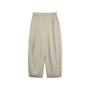 ELLE Повседневные брюки женские Light Khaki тонкие прямого кроя