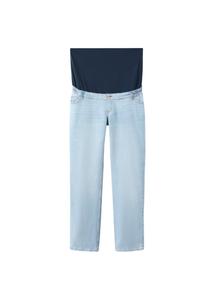 MANGO Джинсы 'Straimum' свободного кроя в светло-голубом цвете