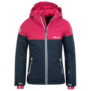 Зимняя куртка Trollkids Girl's Hallingdal, цвет Navy/Pink/White