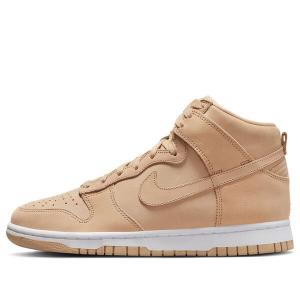 Кроссовки dunk high premium 'vachetta tan' Nike, бежевый