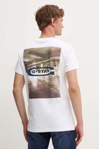 Хлопковая футболка G-Star, белый