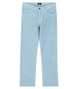 Вельветовые брюки из смесового хлопка Il Gufo, синий