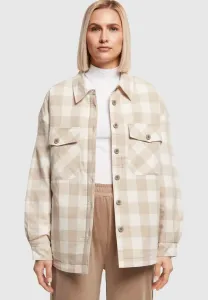 Блузка langarm на пуговицах Urban Classics, Whitesand Lighttaupe