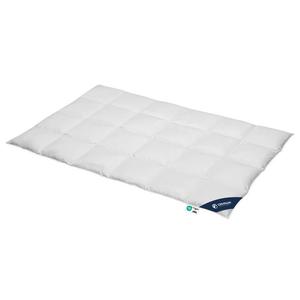 Пуховое одеяло 200x200 см. Теплое, высококачественное зимнее одеяло, 90% пуха casimum, белый