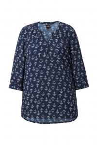 Ulla Popken Туника в цвете Marine Blue