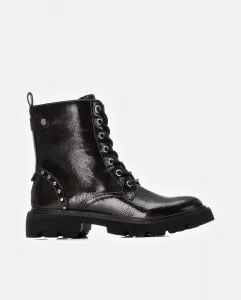 Женские плоские ботинки с боковой молнией Carmela, черный