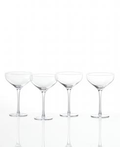 Набор из 4 коктейльных бокалов Gala Coupe Fortessa, прозрачный