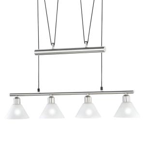 Подвесной светильник Trio Stamina, опаловое стекло / железо - 4 лампы