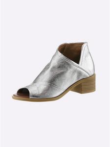 Andrea Conti Сандалии серебристого цвета