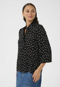 Блуза Kaffe KAVINNI AMBER, Black White Dot/Black