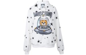 Женская белая толстовка MOSCHINO